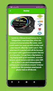 LEMFO LEM X SmartWatch guide