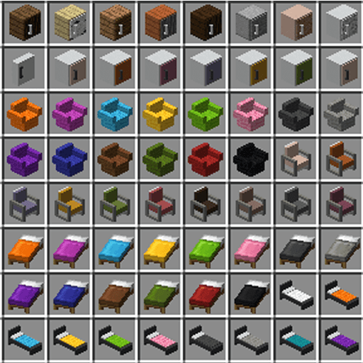 Furniture mod for minecraft تنزيل على نظام Windows