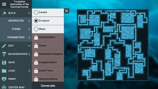 ProDnD Tabletop Game Manager and Dungeon Generator 1