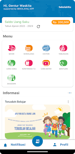 Android application SDIT Miftahul Jannah screenshort