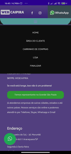 Web Caipira Screen 3