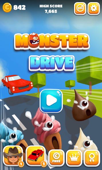 Monster Drive 3.0.0 APK + Mod (Uang yang tidak terbatas) untuk android