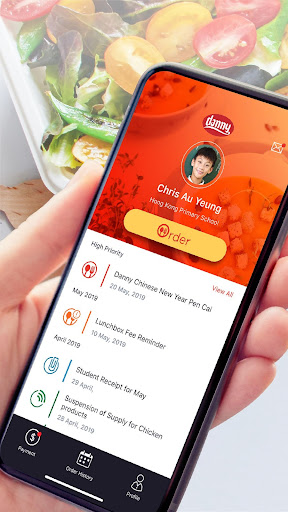 Android application Danny Catering by HKT screenshort