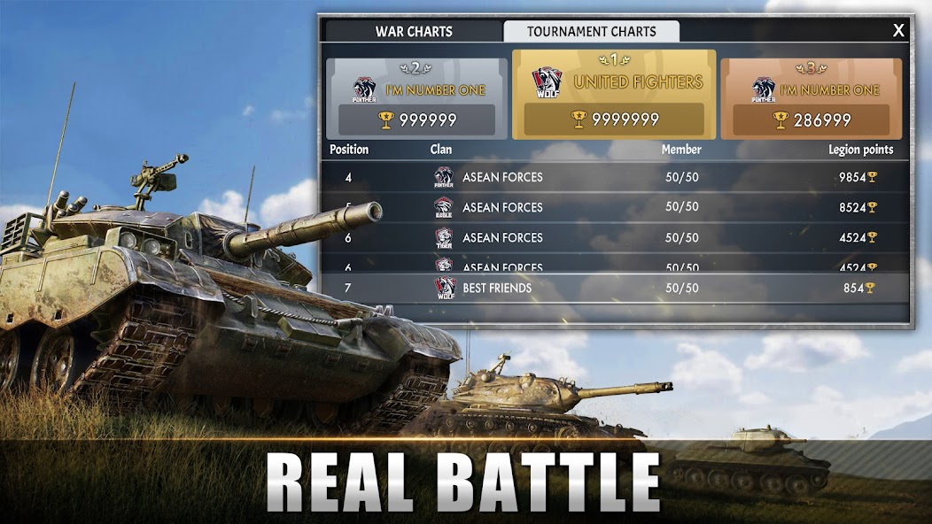 Tank Warfare: Боевая PvP-игра 1.1.10 APK + Мод (Unlimited money) за Android
