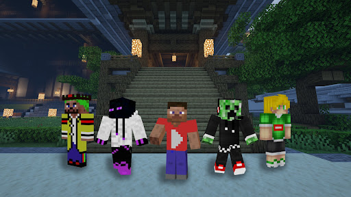 Youtubers Skins for Minecraft