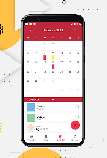 Timetable Planner Complete Screen 3