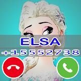 Fake Elsa Call Phone Prank icon