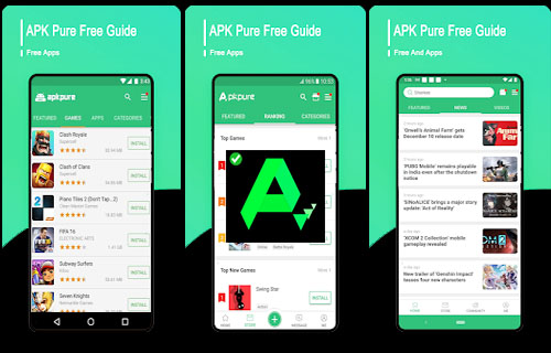 APKpure Installer App and Game Helper APK pure