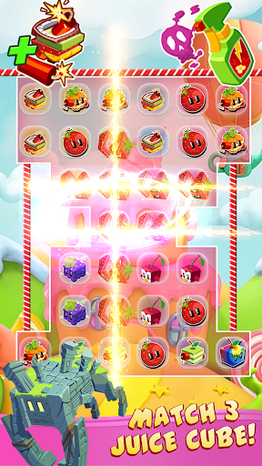 Screenshot of Juice cube: Match 3 Fruit Game