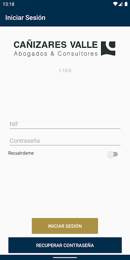 Android application CAÑIZARES VALLE Portal de clie screenshort