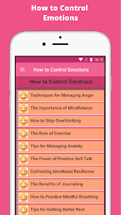 How to Control Emotions