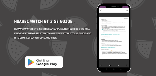 Huawei Watch GT 3 SE Guide