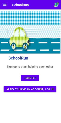 Android application SchoolRun screenshort