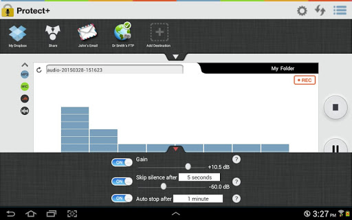 Protect MP3-WAV Voice Recorde