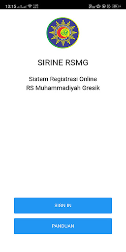 Android application SIRINE RS Muhammadiyah Gresik screenshort