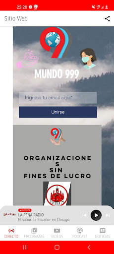 Radio Mundo999 Screen 3