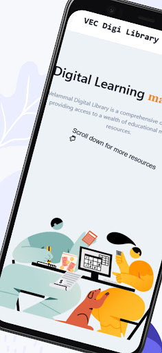 Android application vec digilib screenshort