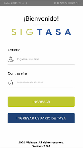Android application Auditoria Interna TASA screenshort