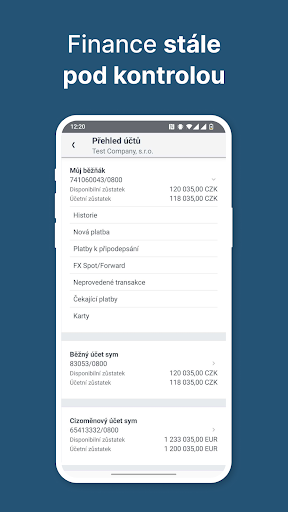 BUSINESS 24 Mobilní banka Screen 3
