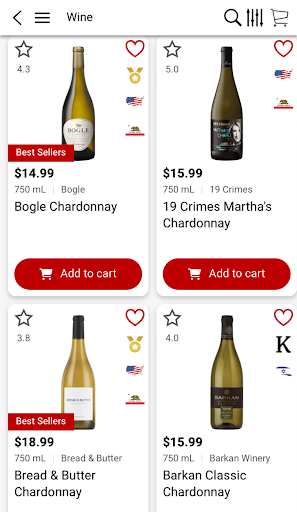 Android application West End Wine & Spirits screenshort