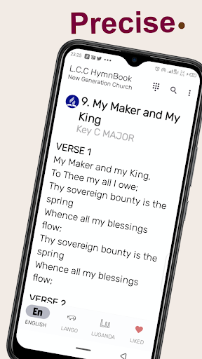 Android application LCC SDA HYMNBOOK | Uganda screenshort