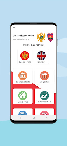 Android application Visit Bijelo Polje screenshort