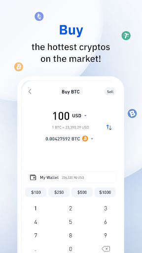 BTSE: Buy & Sell Crypto Screen 3