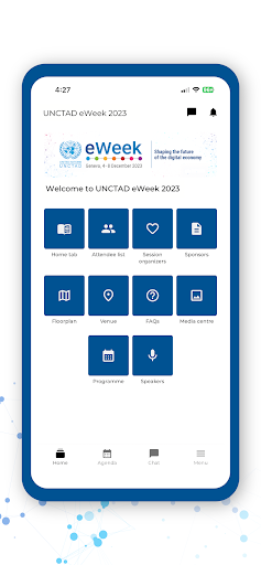 Android application UNCTAD eWeek 2023 screenshort