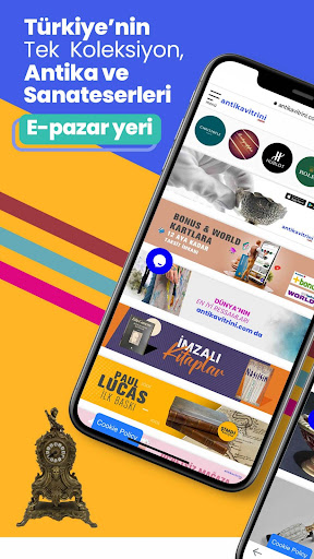 Android application antikavitrini screenshort