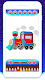 screenshot of Train Coloring Book Game