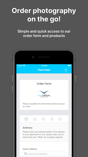 Android application AA Aerial Imaging screenshort