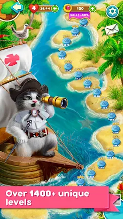 Game screenshot Cute Cats: Classic Match 3 apk download