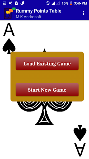 Rummy Points Table Screen 2