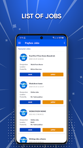 Paybox Job - Work From Home Screen 2