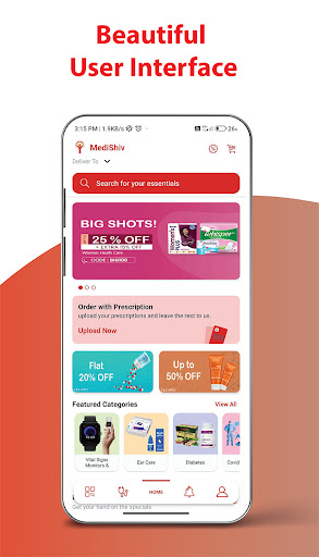 Android application Medishiv-Your Own Pharmacy screenshort