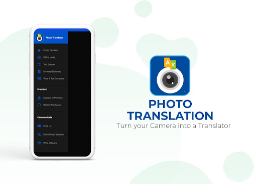 Android application AI Photo Translator by Cam screenshort