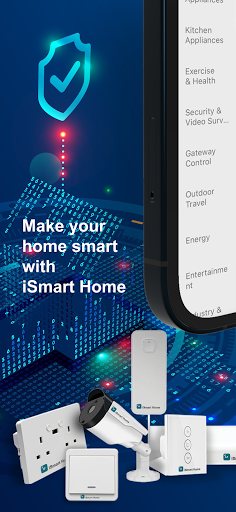 Android application iSmart Home screenshort