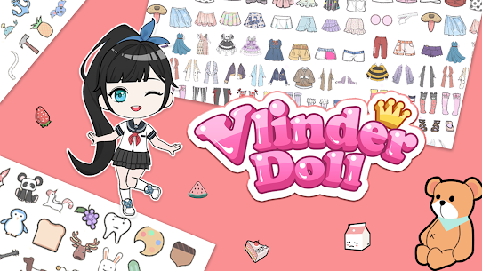 Vlinder Doll Dress up games v3.0.5 Mod Apk (Unlocked/Free Shopping) Free For Android 1