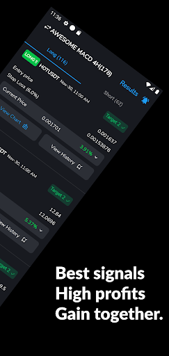 Signalbyt: Crypto Signals Screen 2