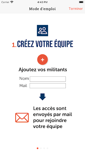 Android application Jourdevote screenshort