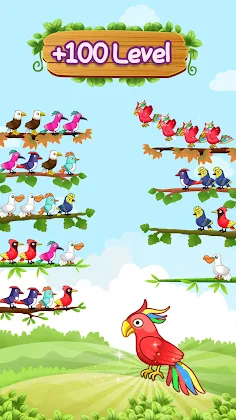 Bird Sort: Color Bird Sort - Screenshot 1