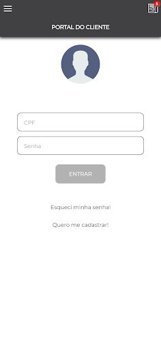 Android application Cliente BP8 screenshort