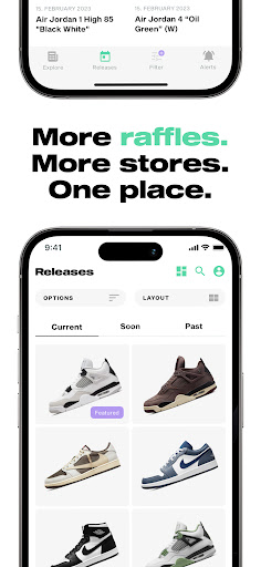 Android application Sneaktorious screenshort
