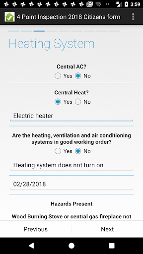 4 Point Inspection 2018 Screen 2
