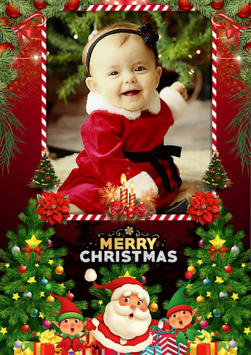 Merry Christmas Photo Frame Screen 3