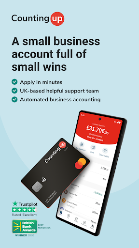 Android application Countingup business account screenshort