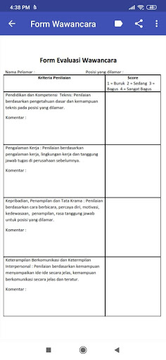 SOP HRD Terlengkap