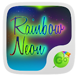 Rainbow Neon GO Keyboard Theme icon