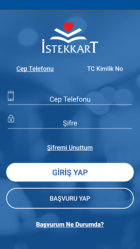 Android application İSTEKKART screenshort
