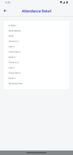 VB Staff Attendance Screen 3